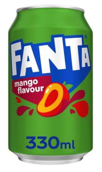 Fanta Mango 330 ml productverpakking
