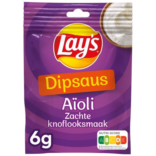 Lay's Dipsaus Aioli 6 g productverpakking