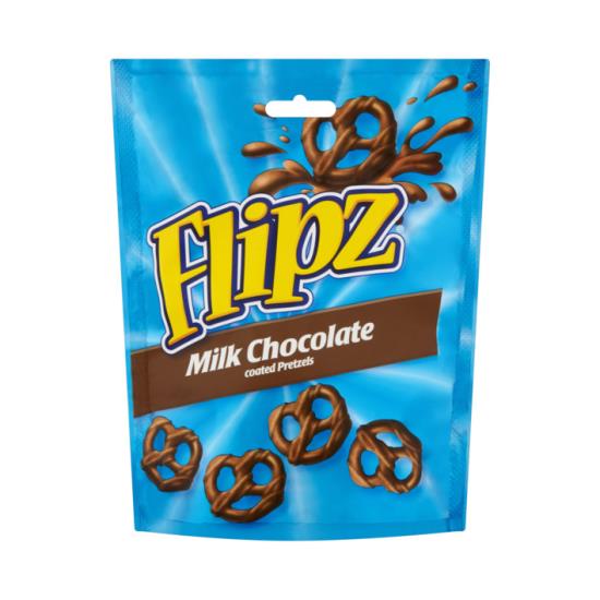 Flipz Milk 90 g productverpakking