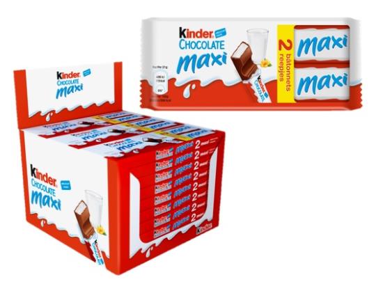 Kinder Maxi Duopack productverpakking