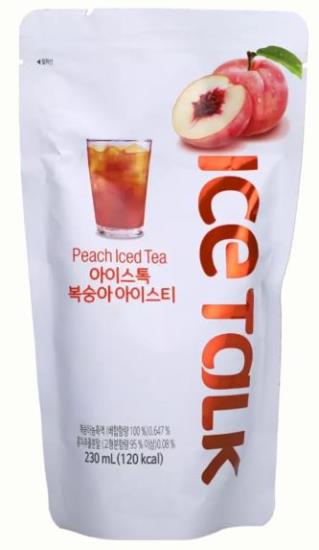 Ice Talk Peach Iced Tea 230 ml productverpakking